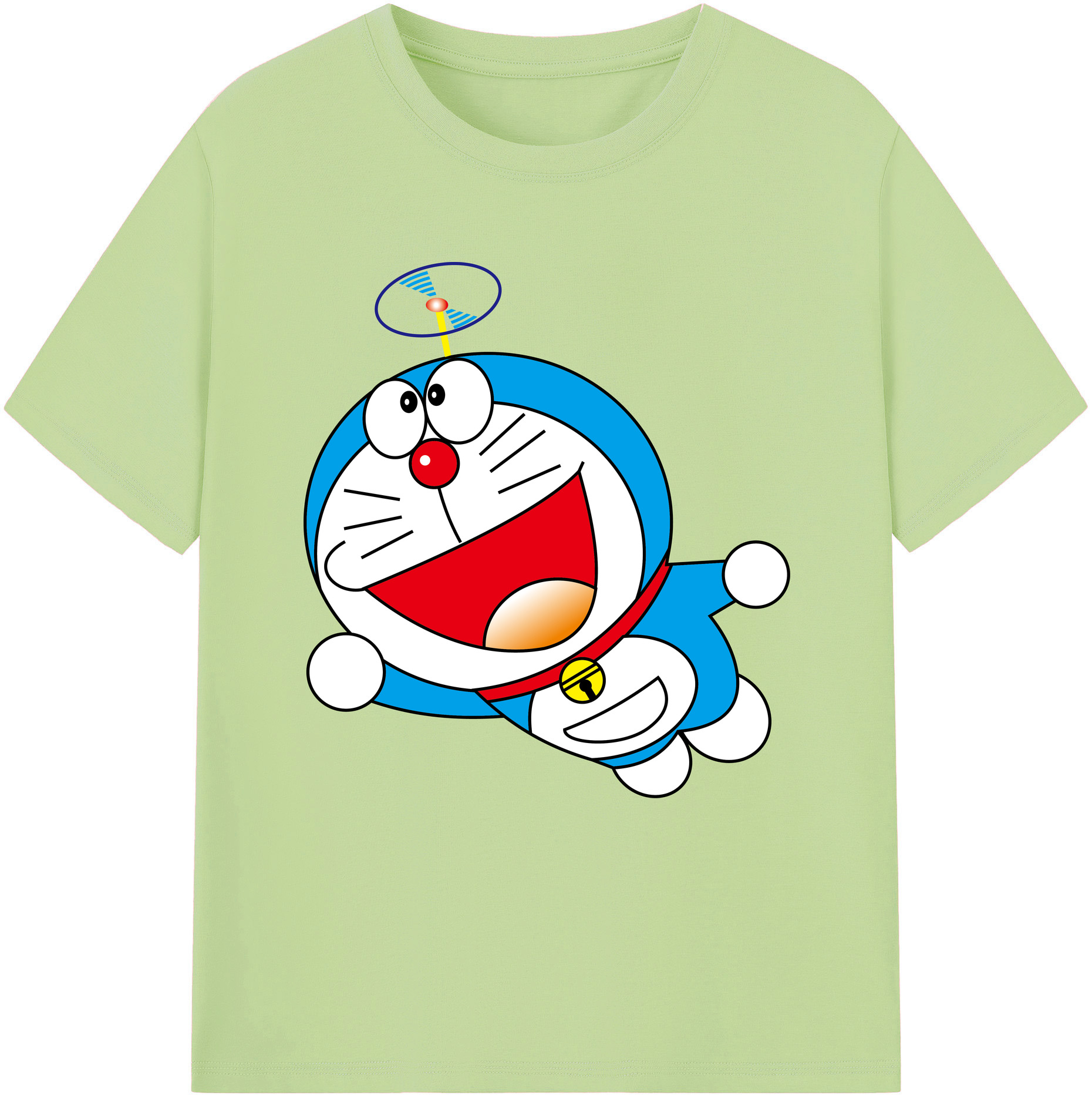 （画像用） ドラえもん Doraemon 綿100％半袖Tシャツ（フロントプリント）